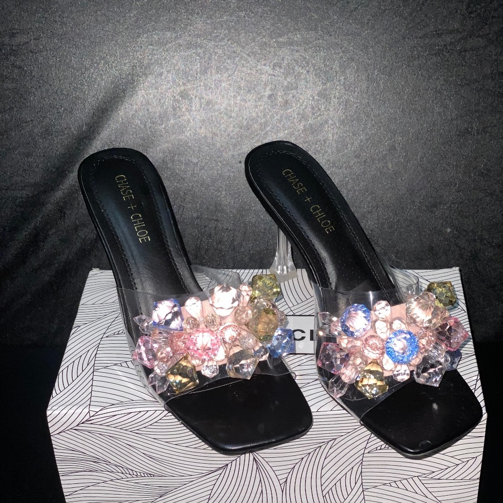 Chase + Chloe Echo- 3 heels in black